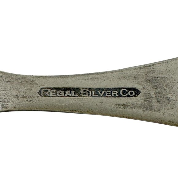 Puss N Boots Childs Fork and Knife Regal Silver Co Silverplate Baby Set Vintage - Picture 5 of 7